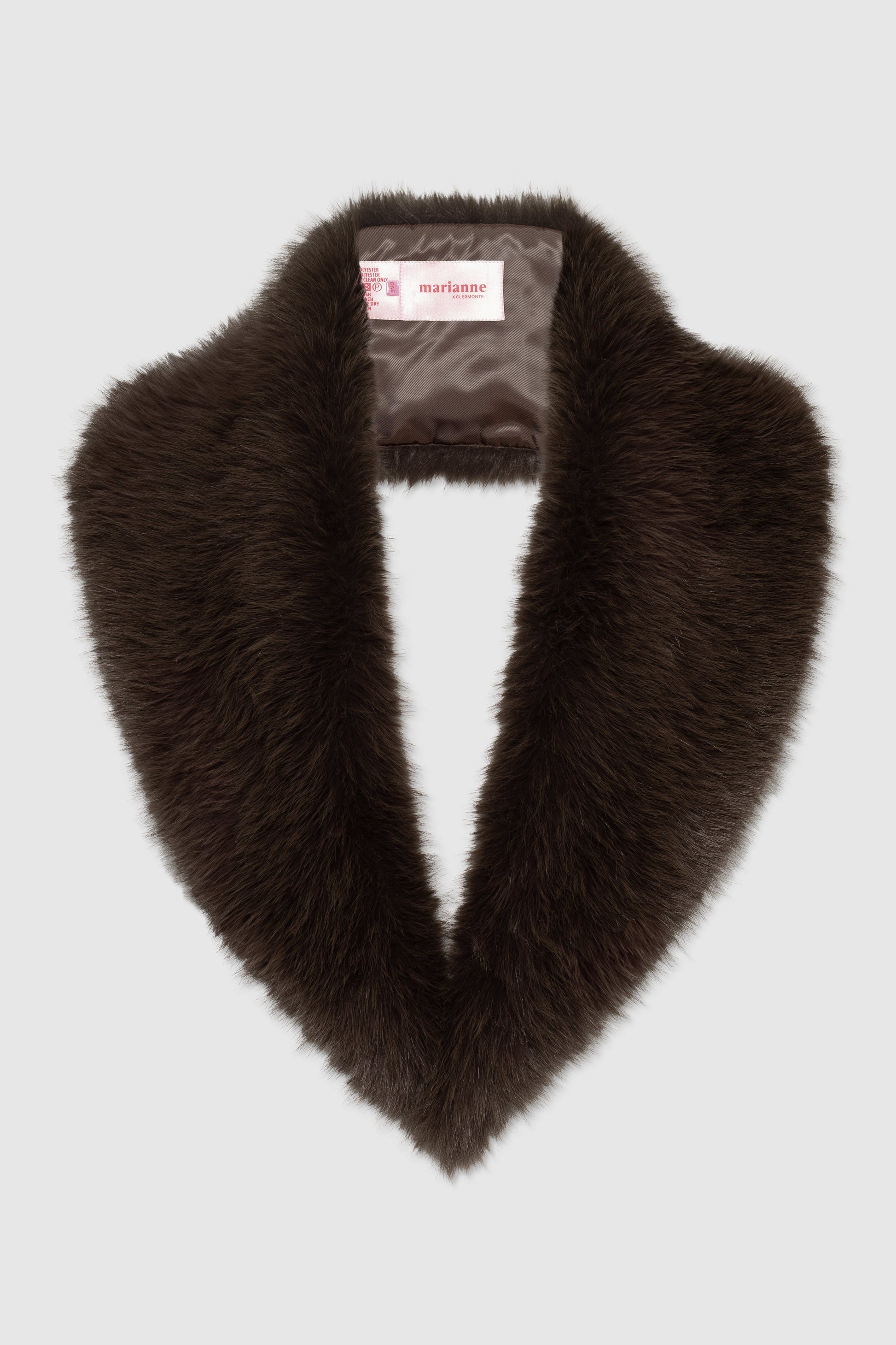 Trude Collar Brown Clermonte